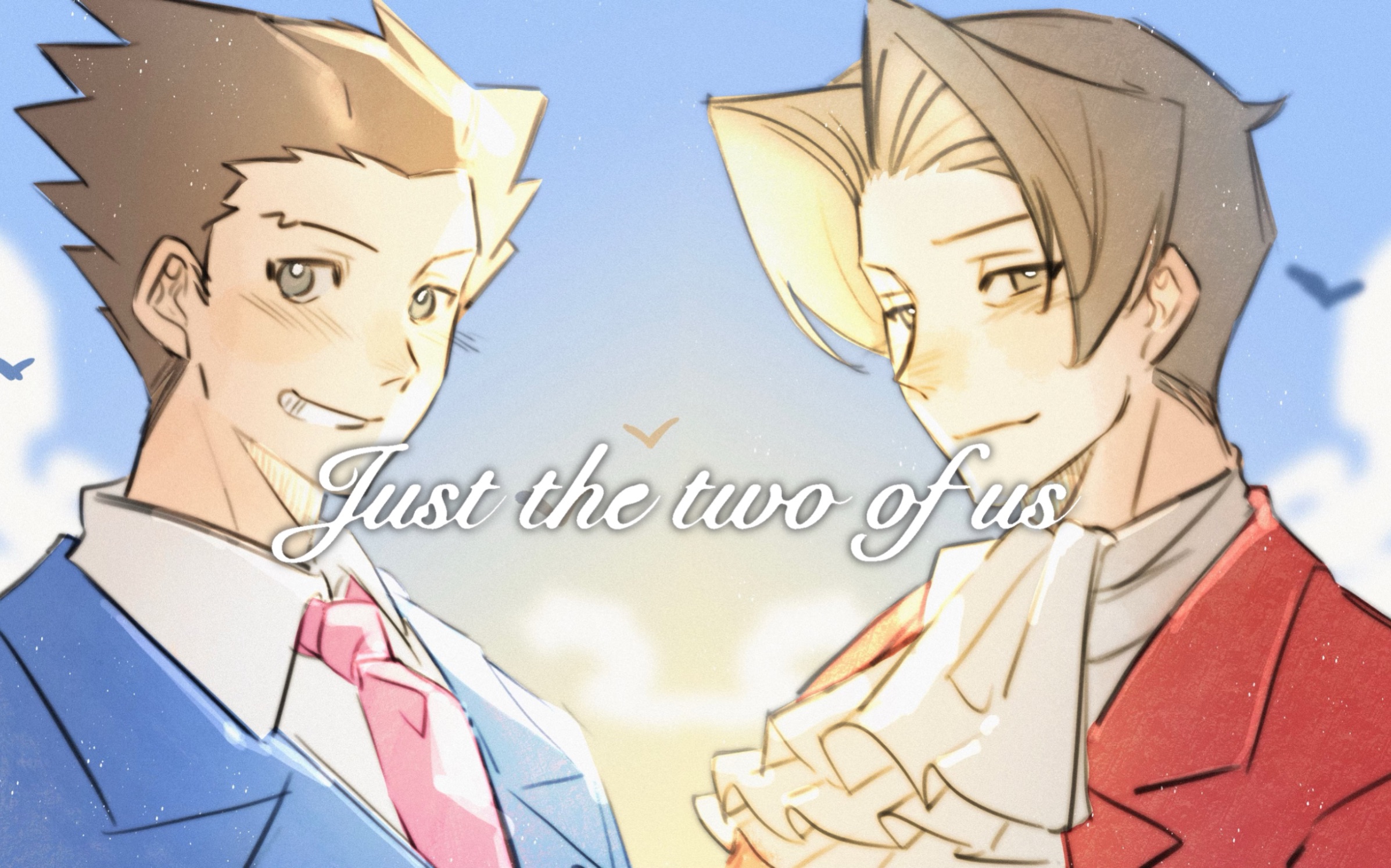 [图]成御情人节手书《Just the two of us》