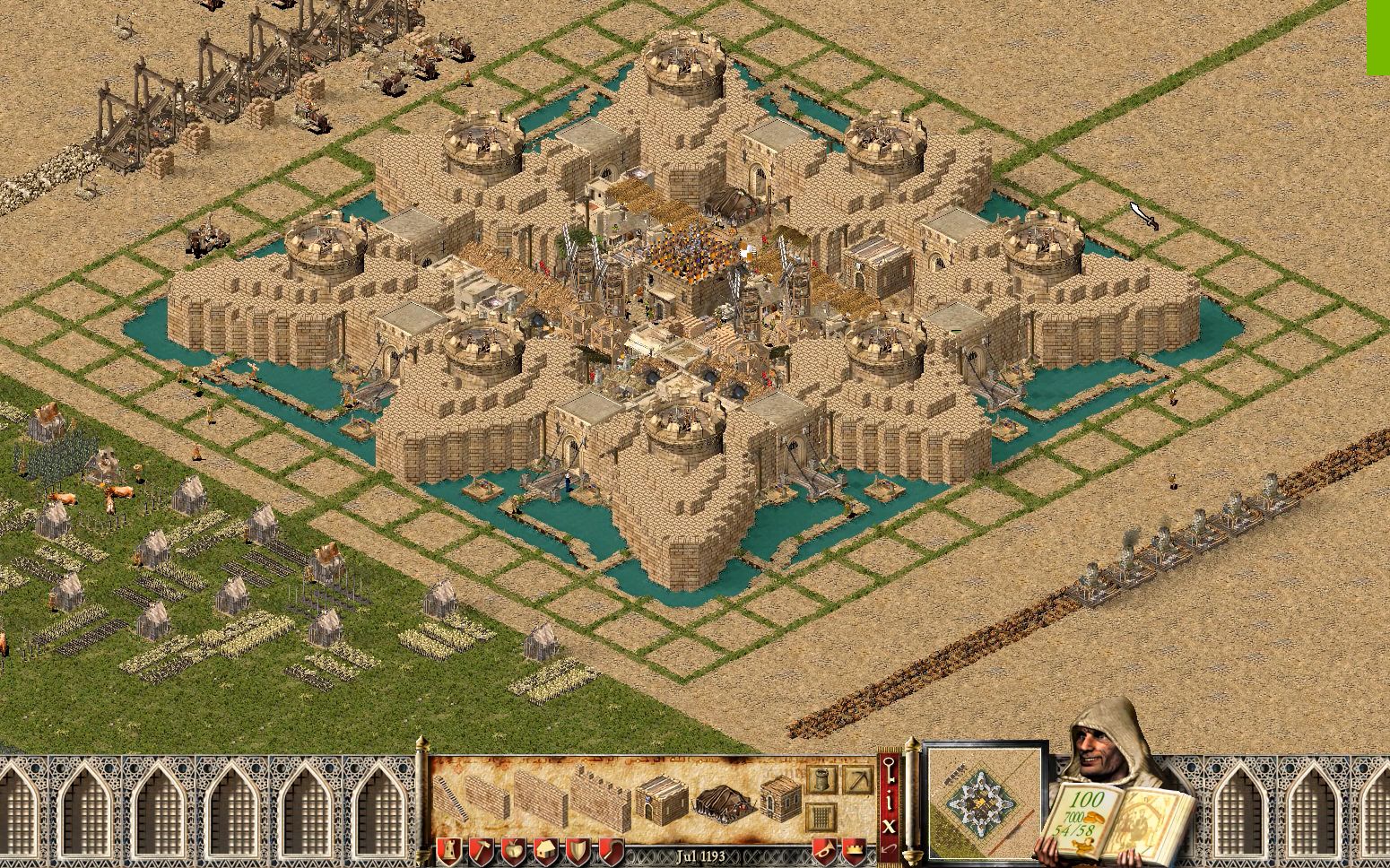 要塞十字军东征自制aiの冰花2号城堡基础运行及对抗测试