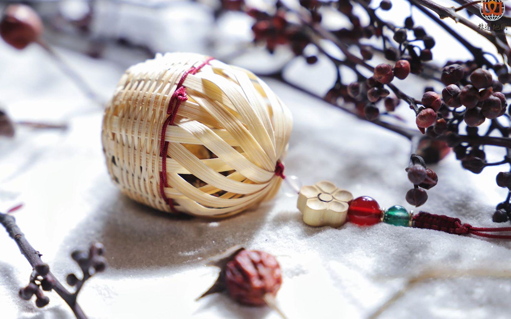 活动作品竹编香囊