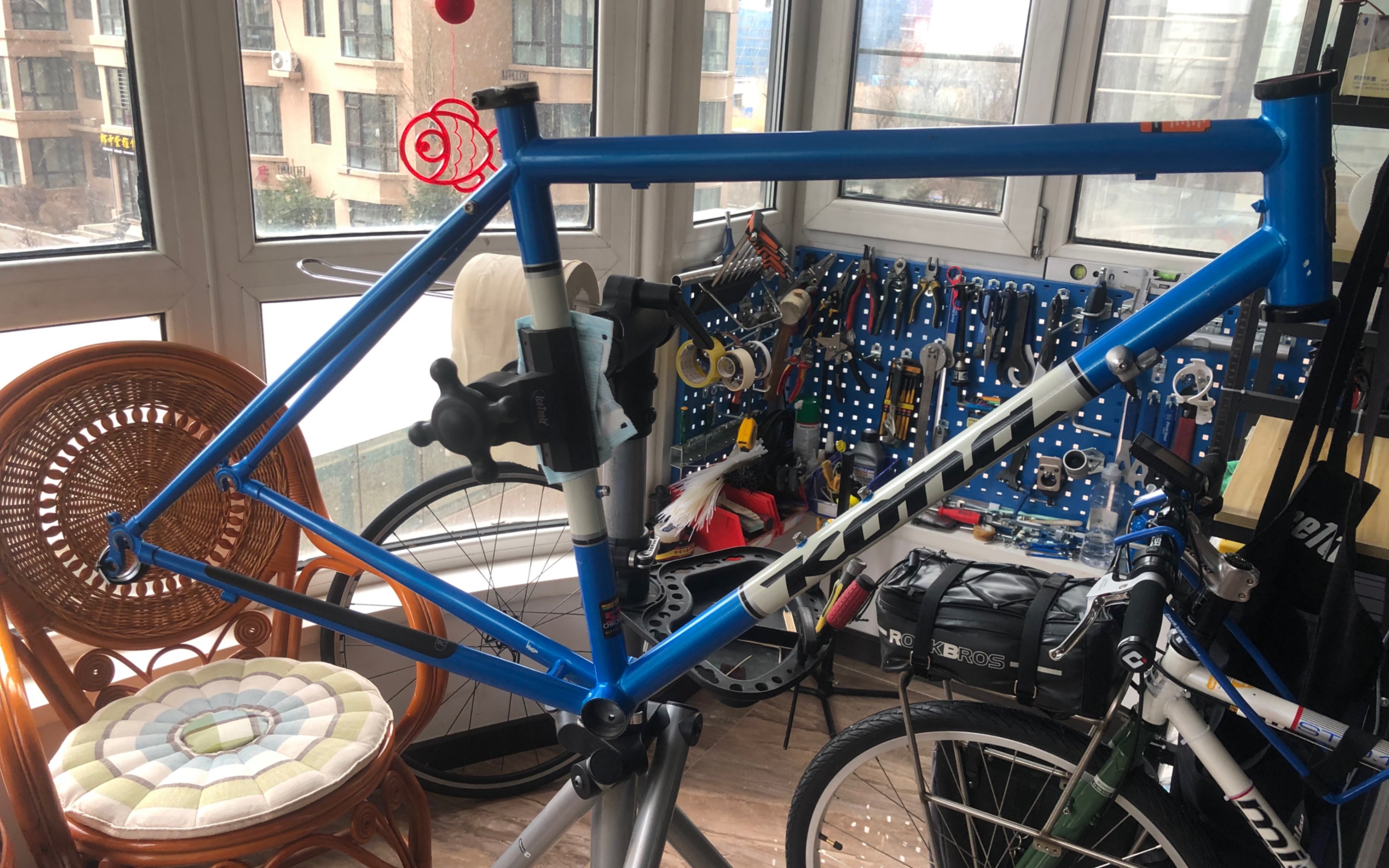 kona公路钢架,很喜欢的车架品牌,来之不易,很少见的公路钢架