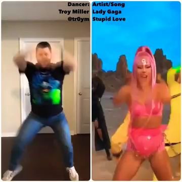 [图]【小恶魔】灵活的小胖子Troy Miller翻跳Lady Gaga的Stupid Love