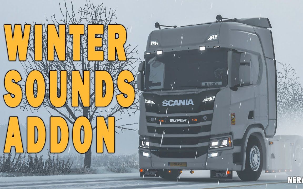 【YouTube】欧卡2mod逼真的冬季声音  龙卷风风声|Realistic Winter Sounds  Tornado Wind Sound单机游戏热门视频