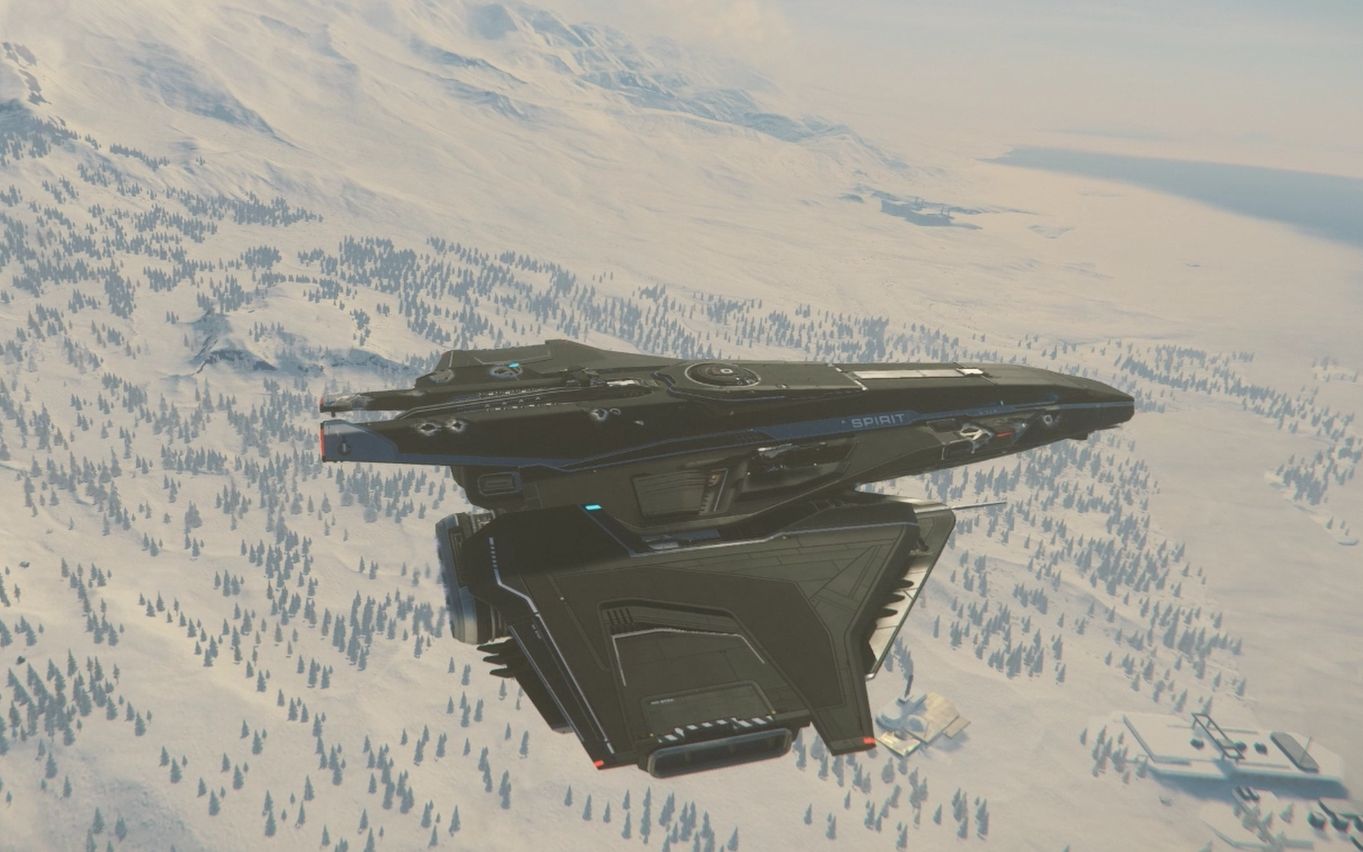 【星际公民】轰炸机a1星灵内部陈设 投弹演示 star citizen a1 spirit