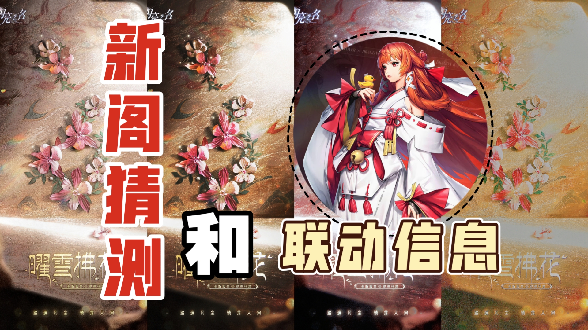 【以闪新阁爆料】新双五星预告图文案浅浅解读一下!哔哩哔哩bilibili