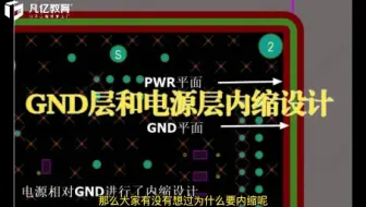 多层板PCB设计中电源平面相对地平面为什么要进行内缩