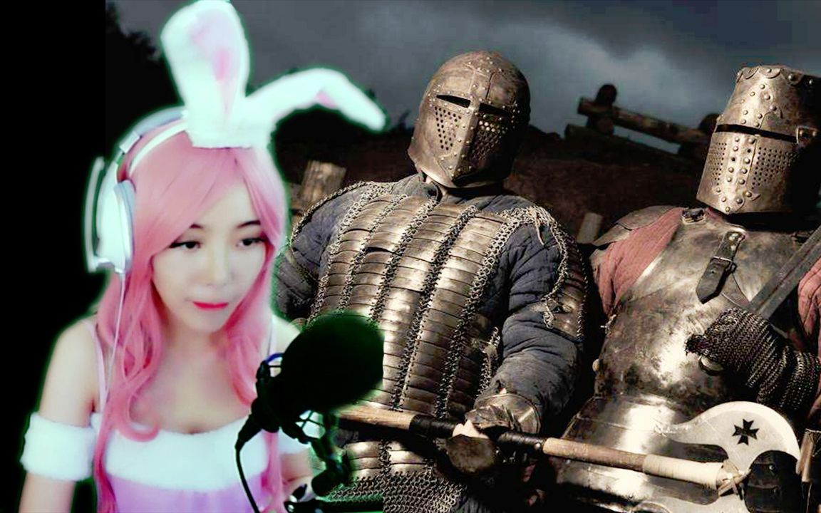 喵女子兔女郎化身中世纪骑士打僵尸丧尸围城321