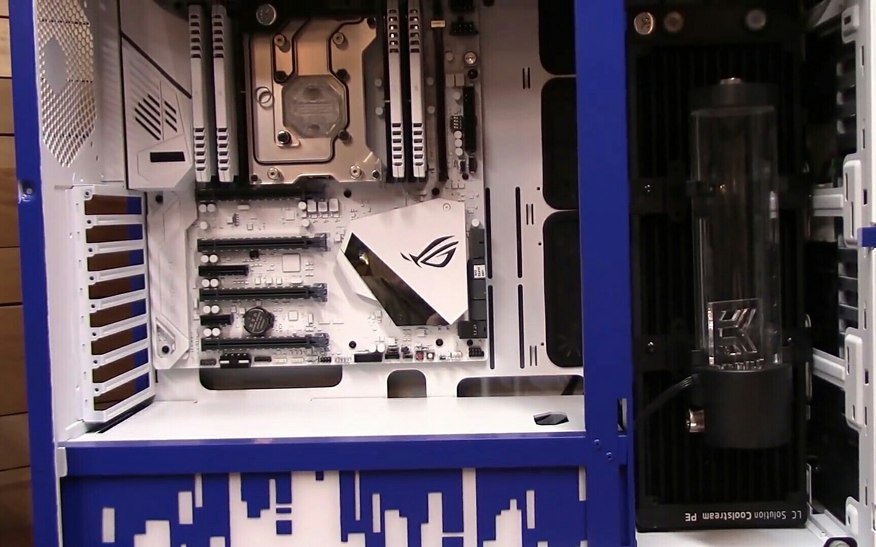 【dietec】迎广509机箱mod 蓝白主题改装modding_the_inwin_509