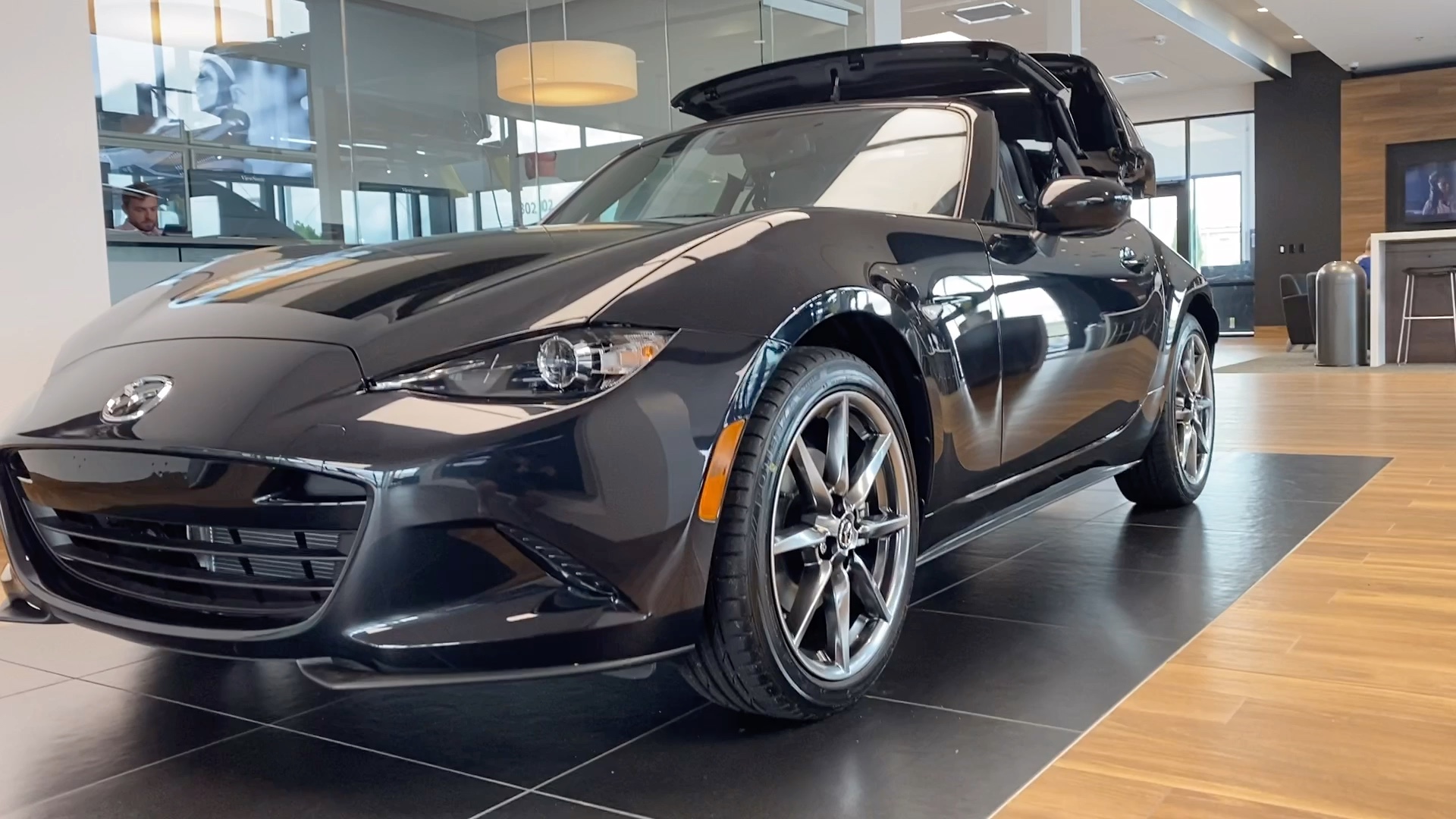 马自达 mx5 miata rf 2021 grand touring mt 手动版本 实车展示