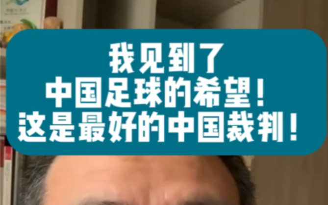 我见到了中国足球的希望! 这是最好的中国裁判!-储殷教授-储殷教授-哔哩哔哩视频