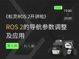 Download Video: 《松灵ROS 2开讲啦》第七期 ROS 2的导航参数调整及应用