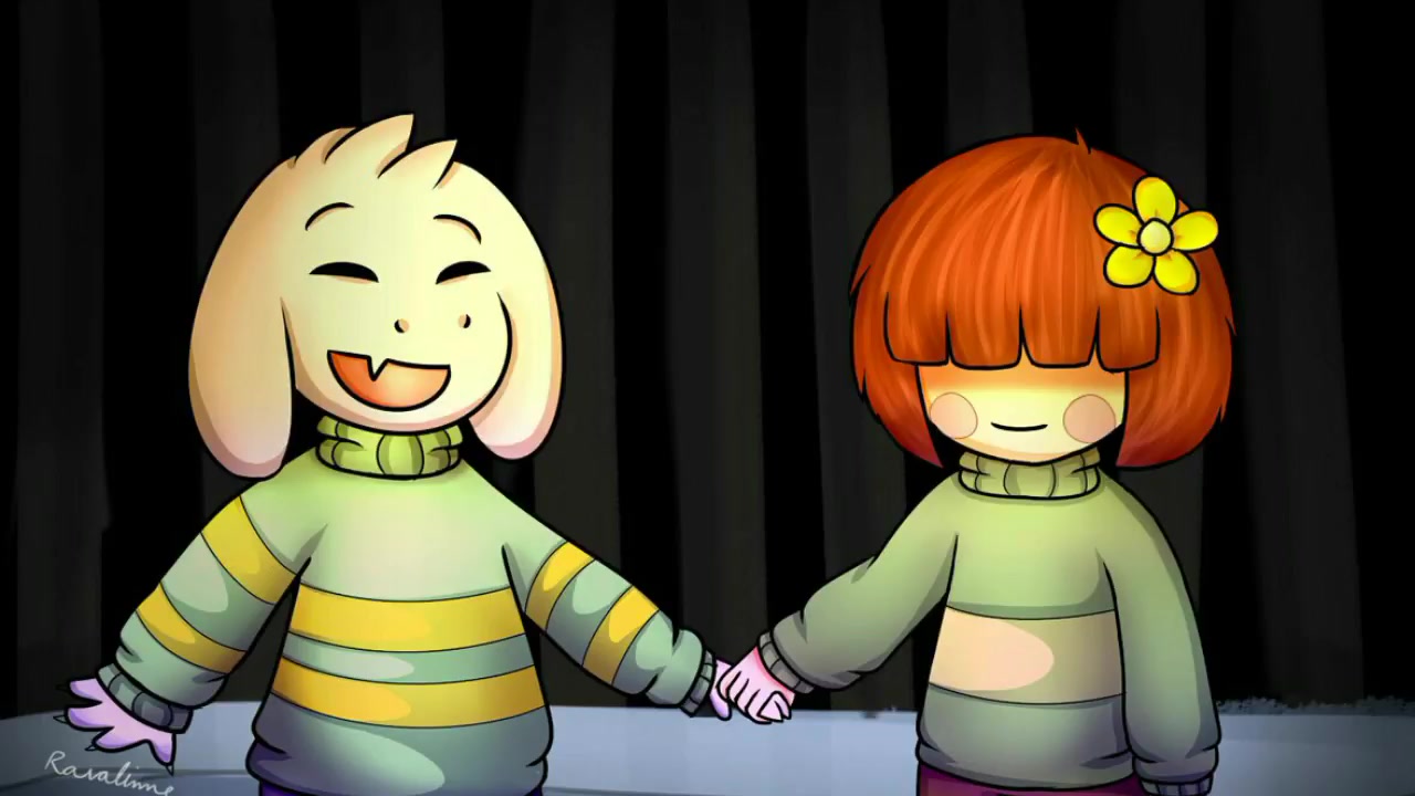 [undertale]永远的好朋友!(chara & asriel)