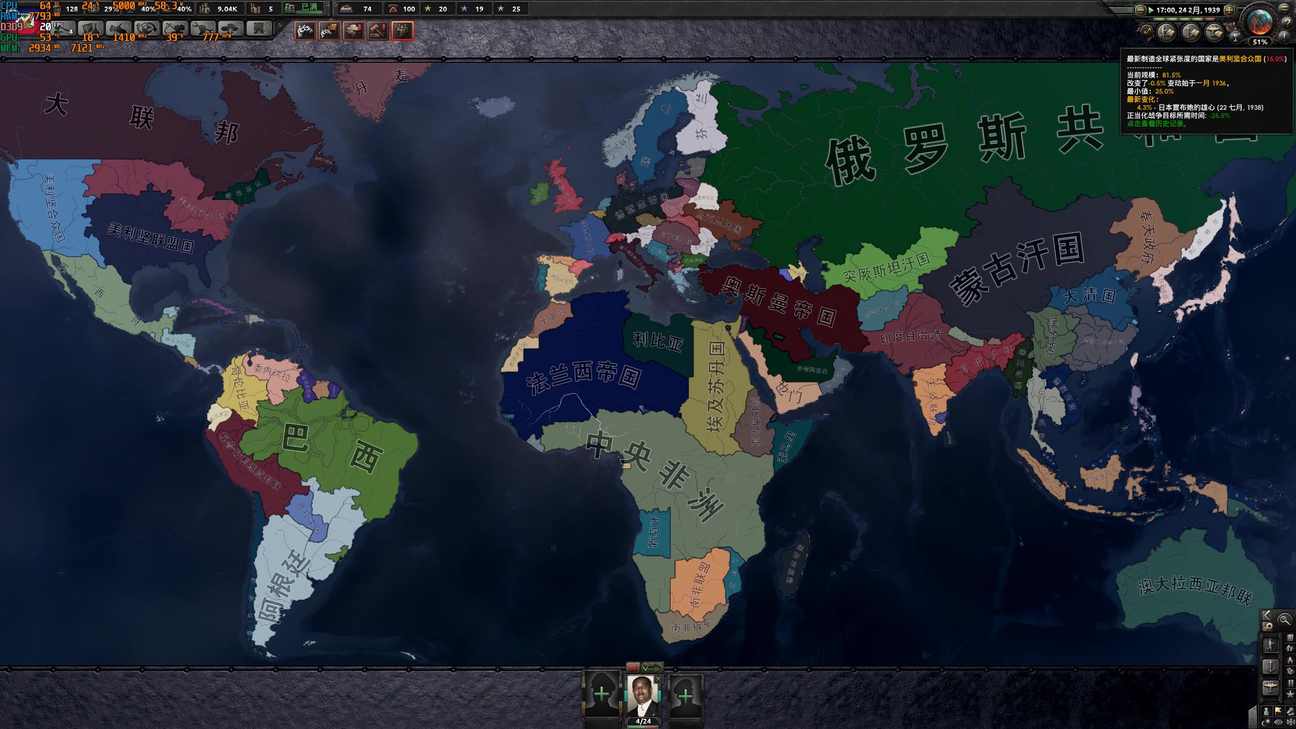 钢铁雄心看海 kaiserreich 71 俄罗斯抽风外交部