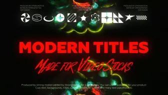 3D科幻电影金属动态海报标题排版布局AE视频设计模板Typography Cinematic Title Slides