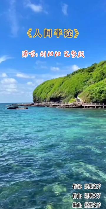 [图]刘阳阳《人间半途》完整版~把酒叹平生,把往事熬成药:"把酒当歌空对月,人生难得几回醉"...