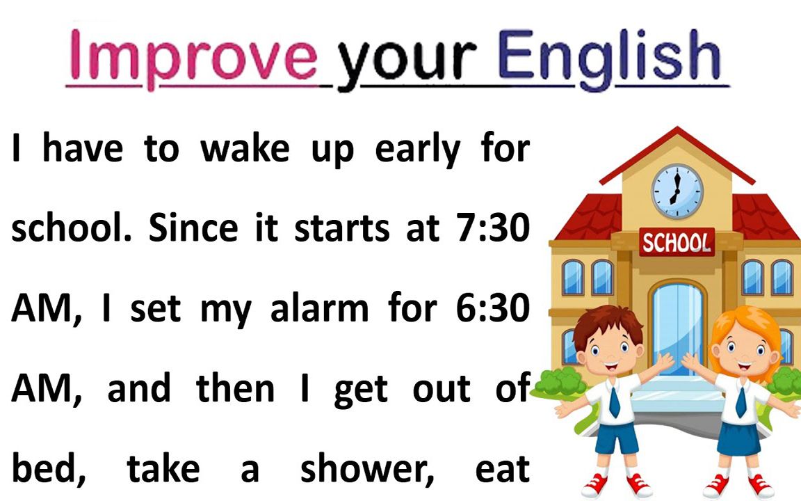 improve your english 改善你的英语 13 英语阅读练习哔哩哔哩bilibili