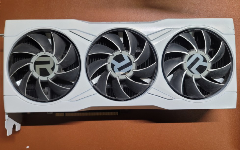 【显卡改色】6900xt公版改纯白色