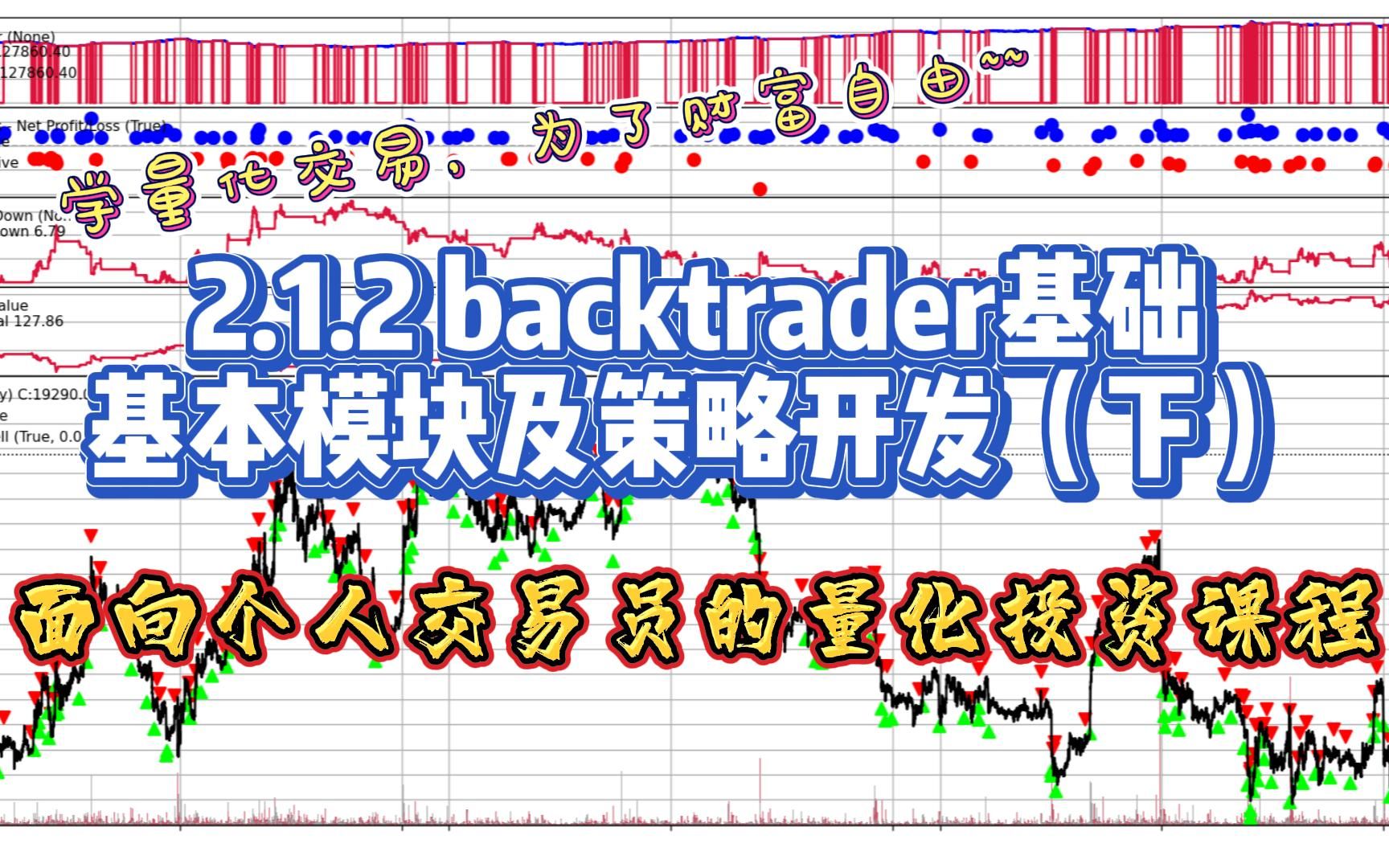 2.1.2 backtrader基础基本模块及策略开发(下)——用Python做比特币的量化交易实盘哔哩哔哩bilibili