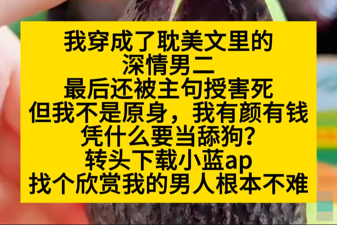 双男主 穿成耽美文的深情男二,但我有钱有颜,凭什么做舔狗?我立刻下载小蓝,男主别妨碍我钓男!小说推荐哔哩哔哩bilibili