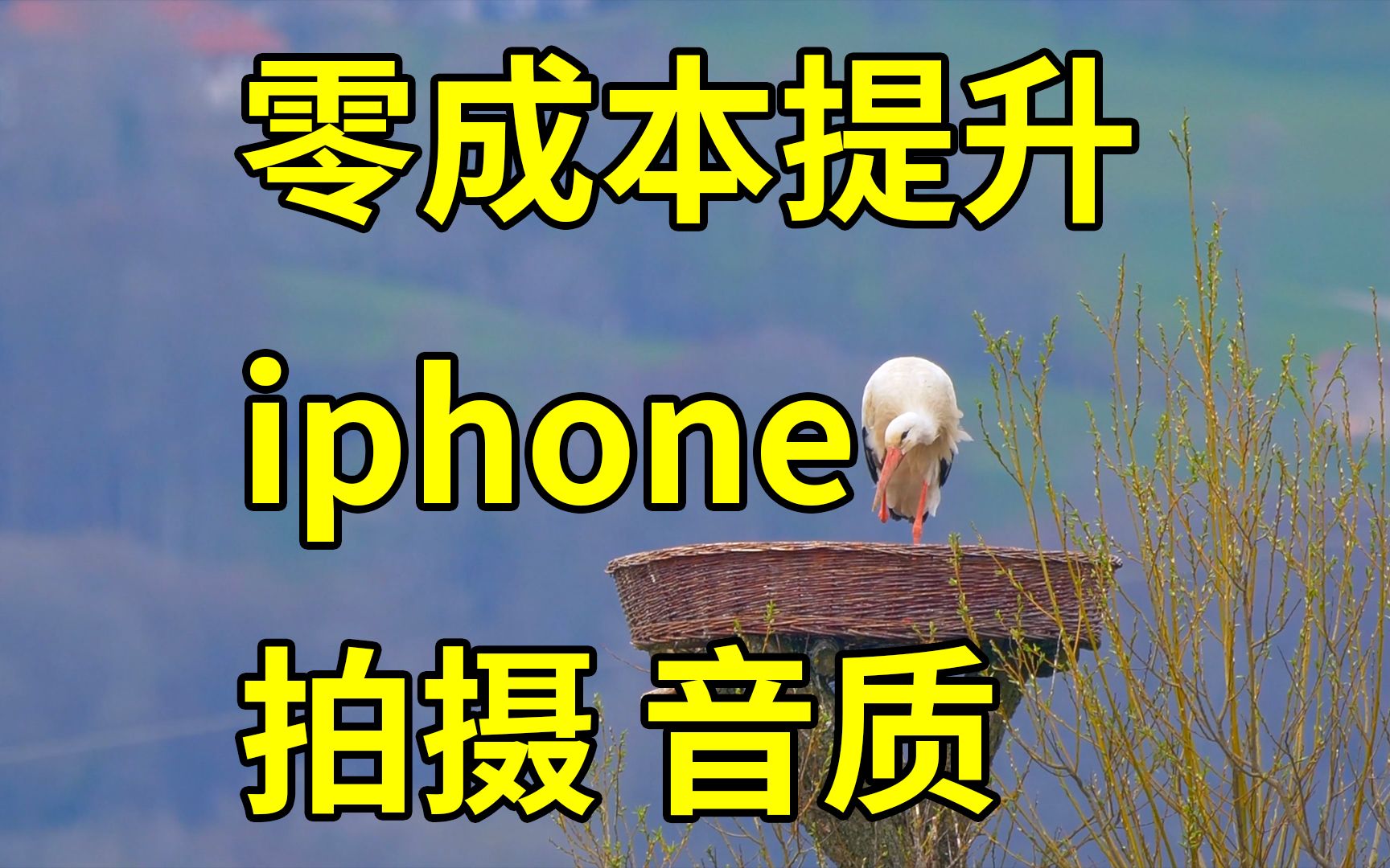 iphone拍摄视频,音频码率太低怎么办哔哩哔哩bilibili