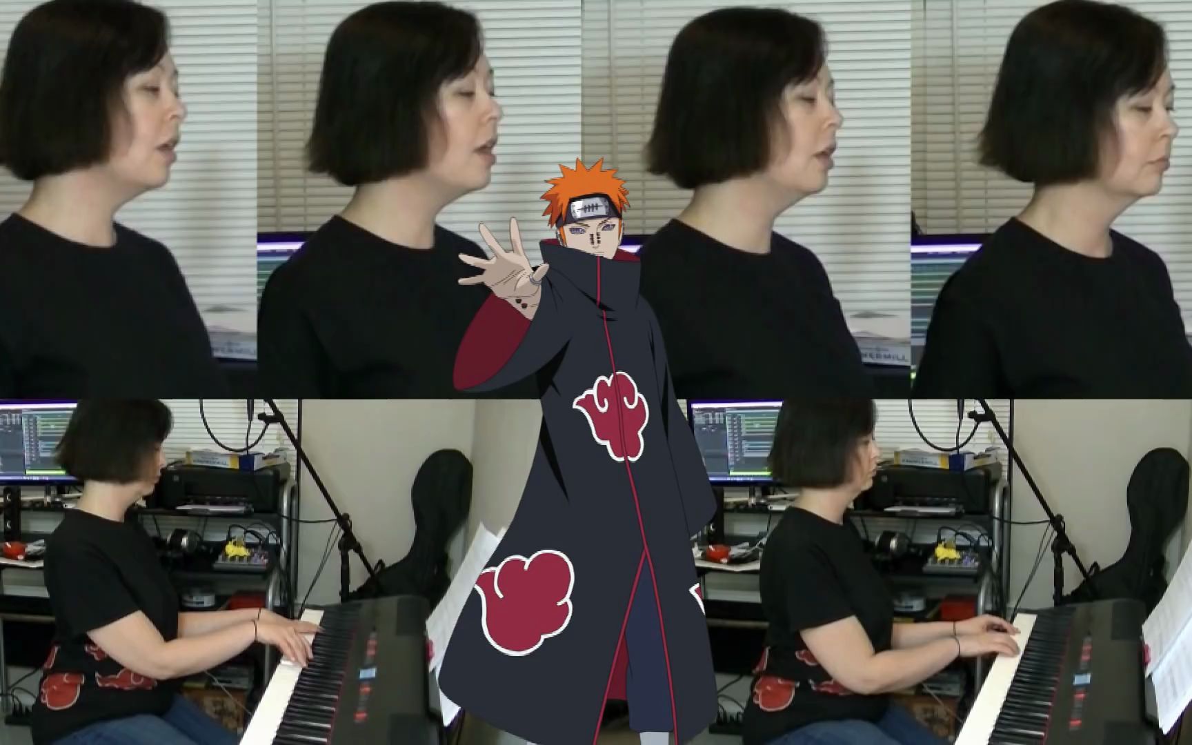 [图]火影忍者晓出场bgm-Naruto Shippuden - Girei (Pain's Theme) piano+vocal cover