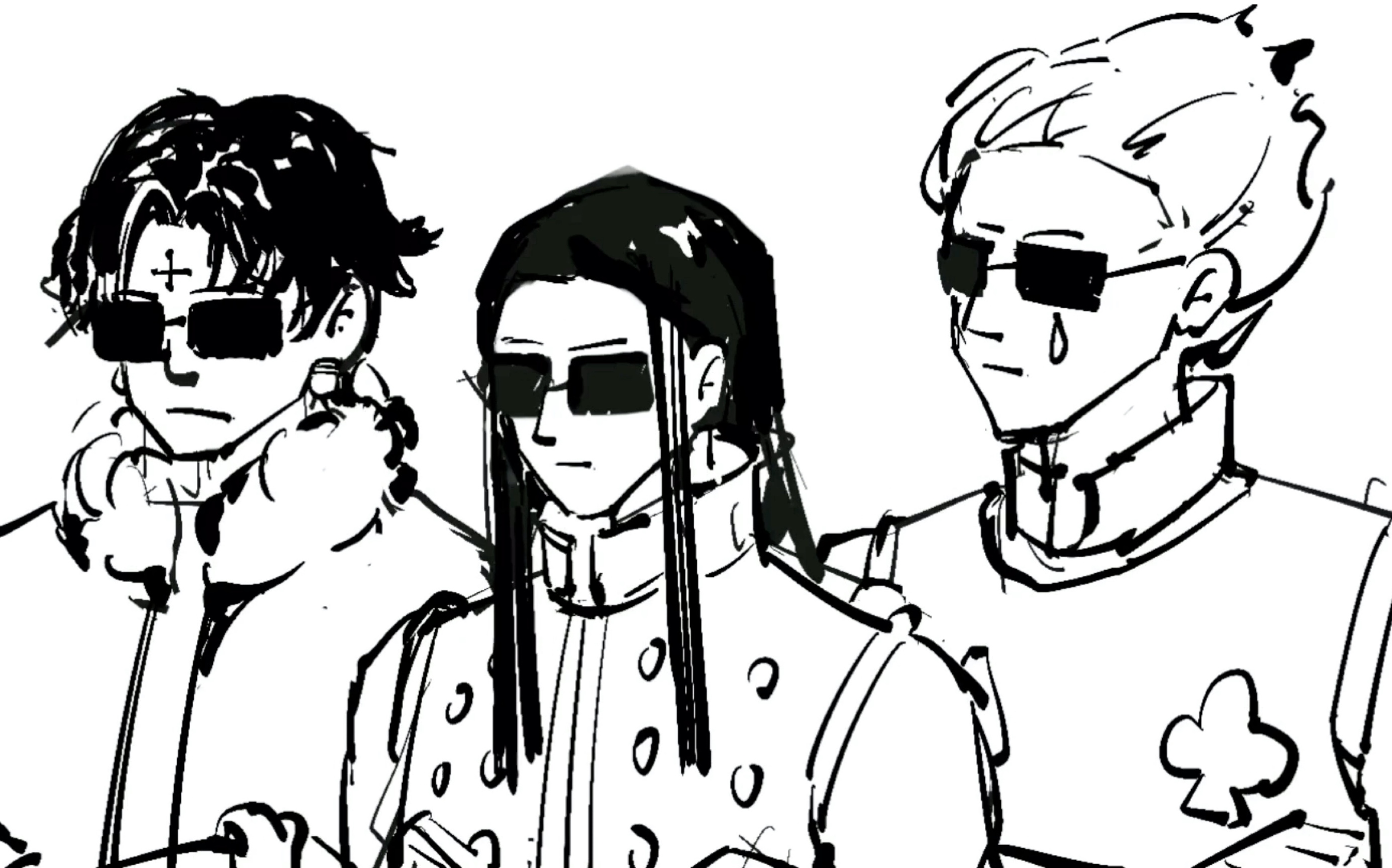 【全职猎人/三美组】朝你大胯捏一把