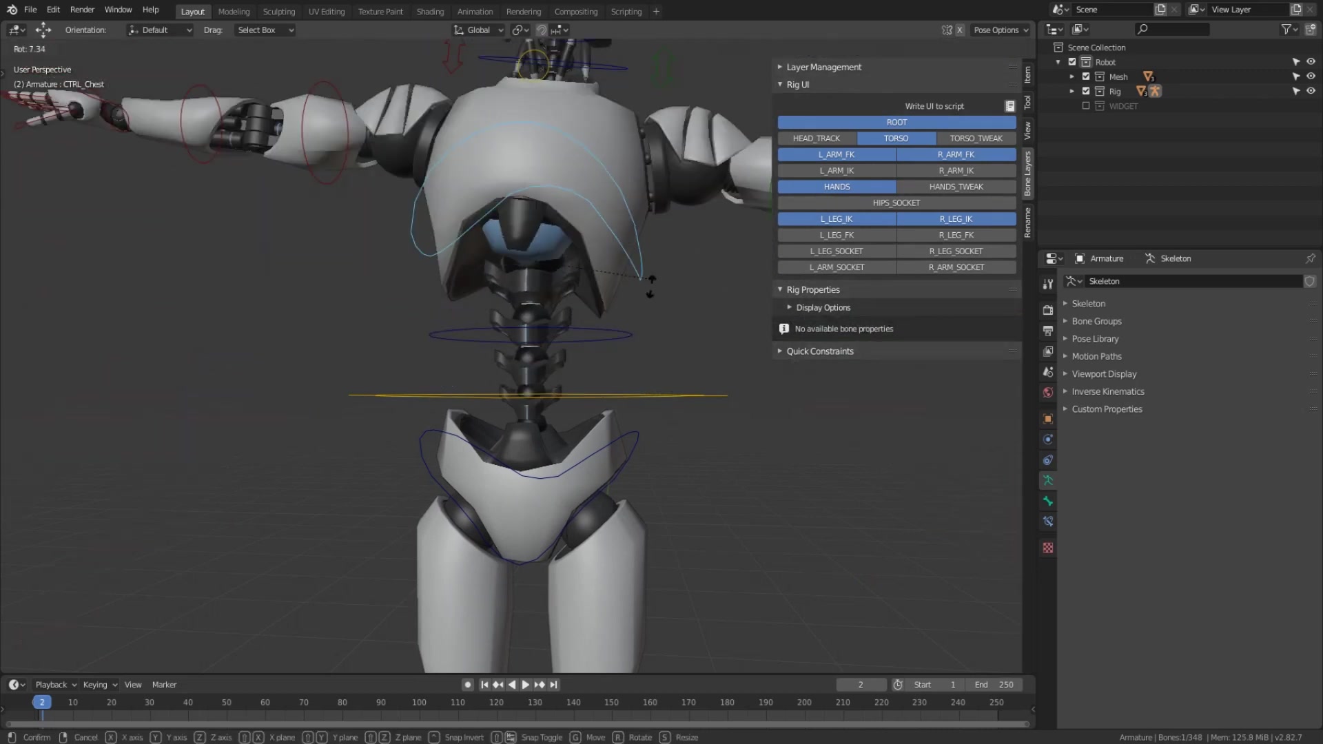 Blender插件三维角色机器人绑定插件MT103 Character Rig哔哩哔哩bilibili