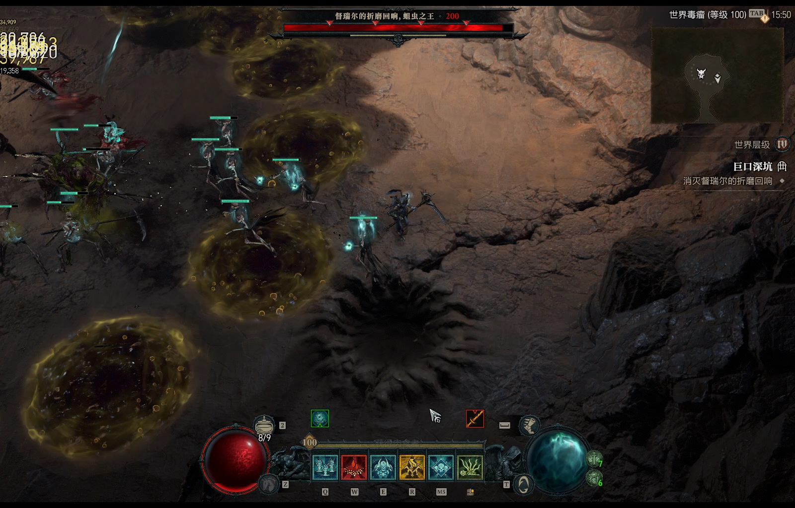 diablo 4 暗黑破坏神4死灵纯招200级督瑞尔