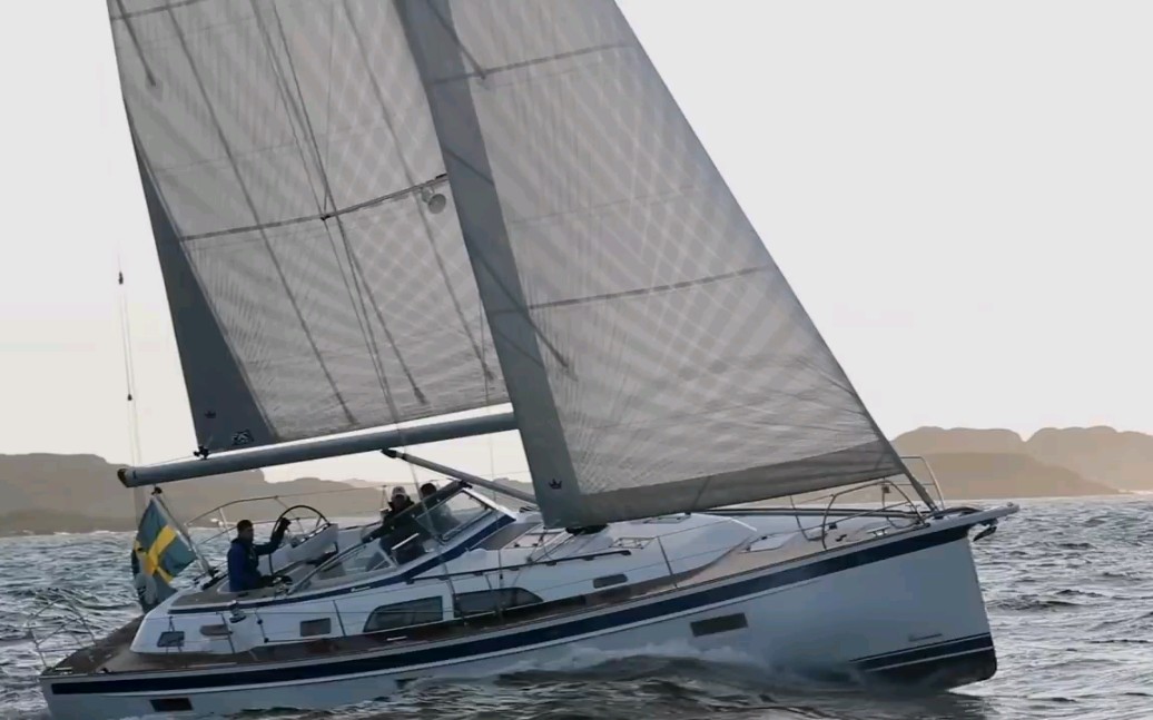 hallberg rassy 40 40尺蓝水帆船_哔哩哔哩_bilibili