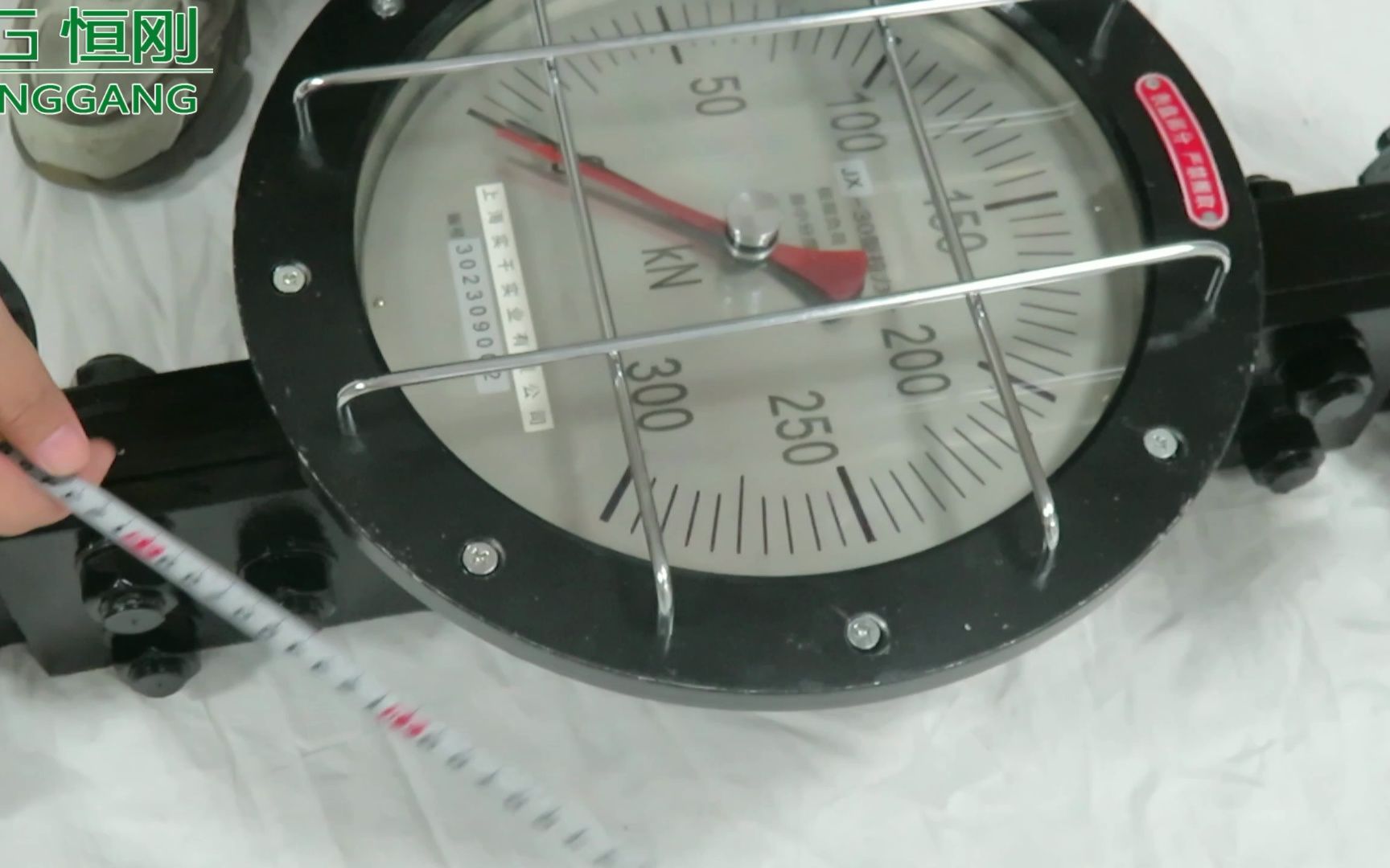 恒刚机械拉力计 0-200吨机械拉力表 电子拉力测试仪指针显示拉力计 井