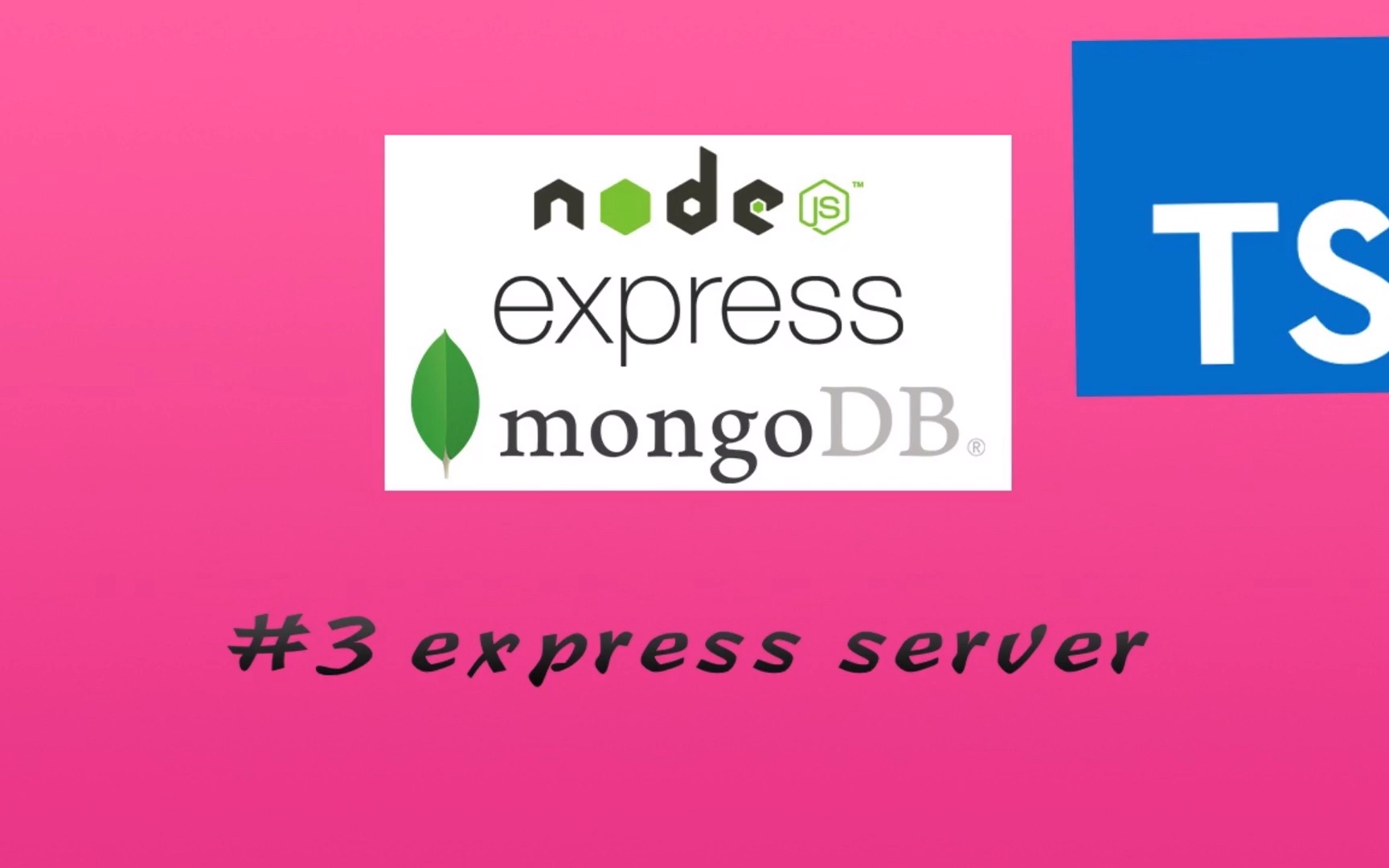 TypesScript + Node.js + Express + Mongoose 实现 RESTful API 实战教程 #3 建立 Express 服务器哔哩哔哩bilibili