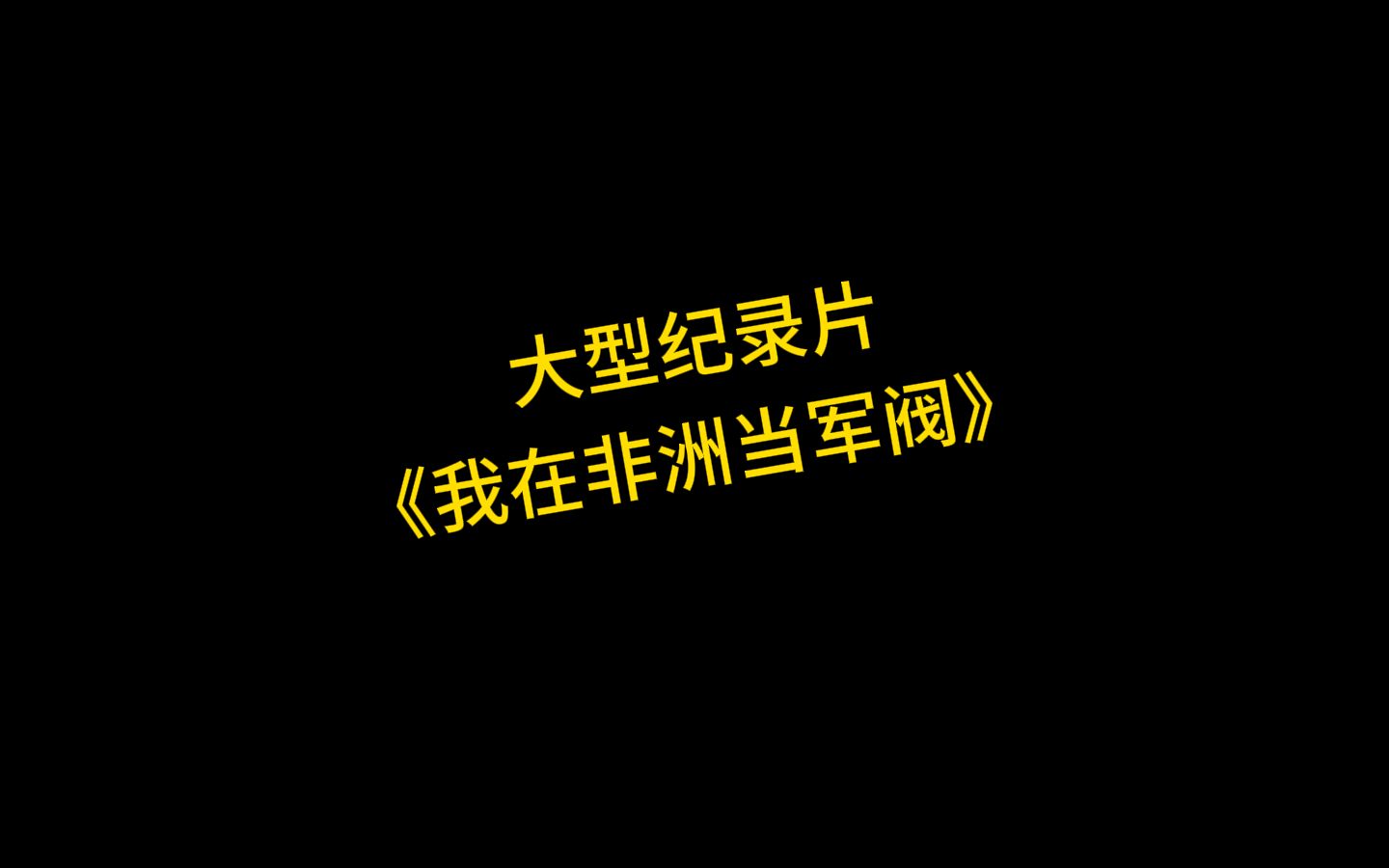 [图]我在非洲当军阀，两年坐上二把手