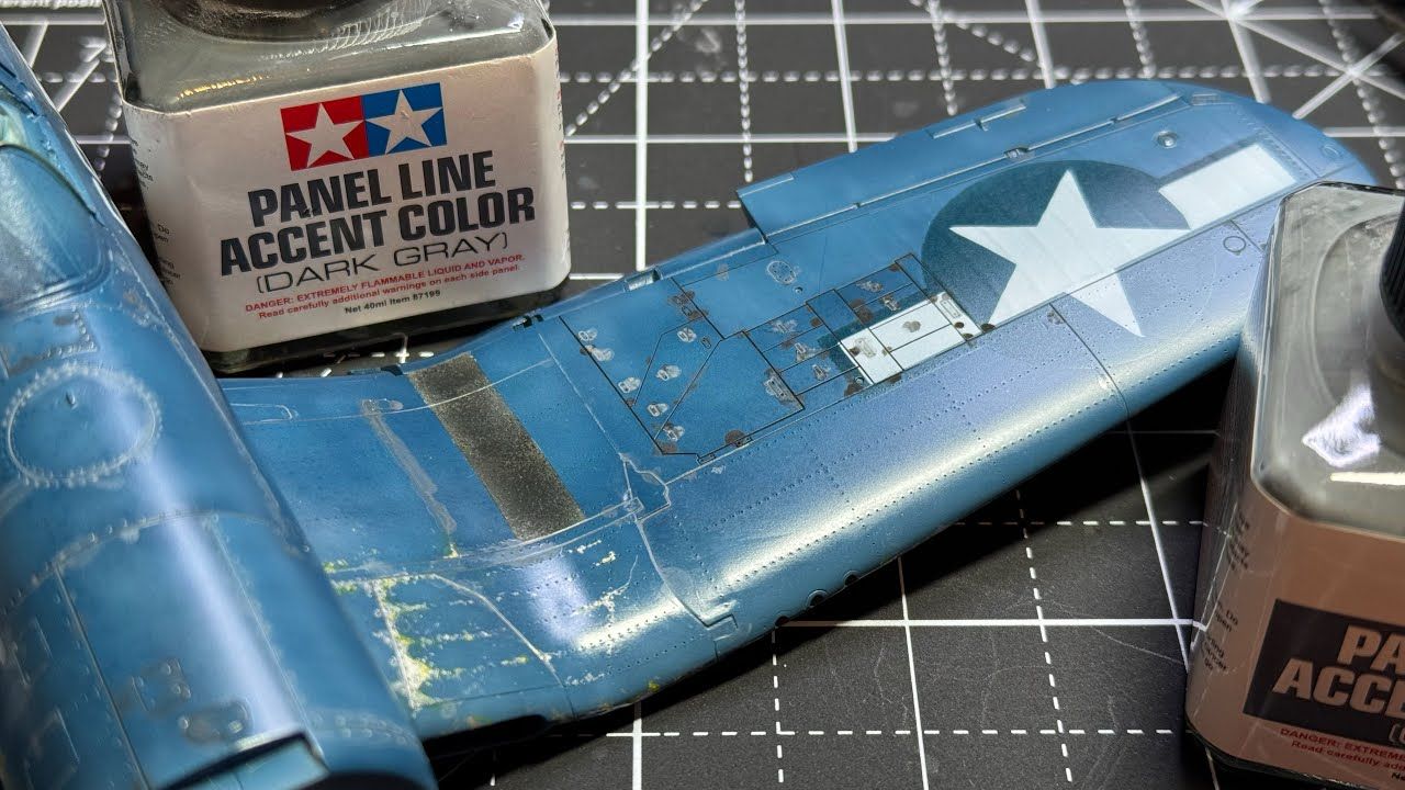 1a"海盗"战斗机模型旧化,效果喜忧参半