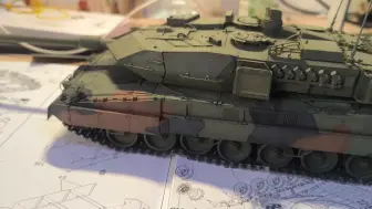 Download Video: 边境1/35 豹2a7v 上色之后推推乐流畅度