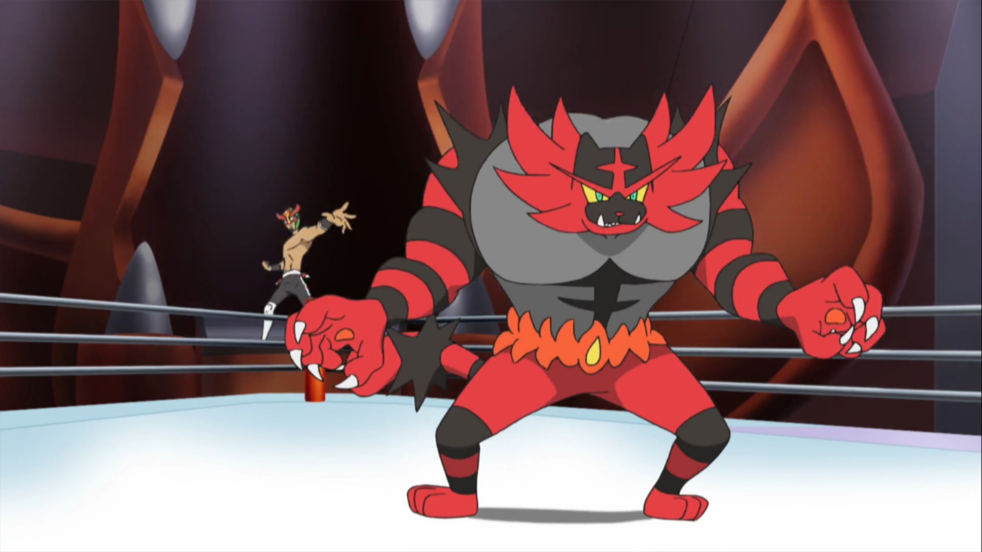 炽焰咆哮虎毁了阿罗拉的皇家对战!