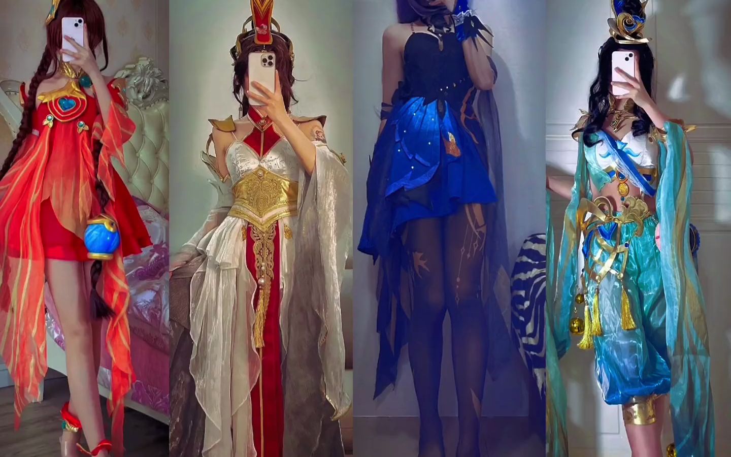 cosplay #女生的脚 #奶兔胡媛媛 #miss韩懿莹 #林川奈奈子 喜欢谁.