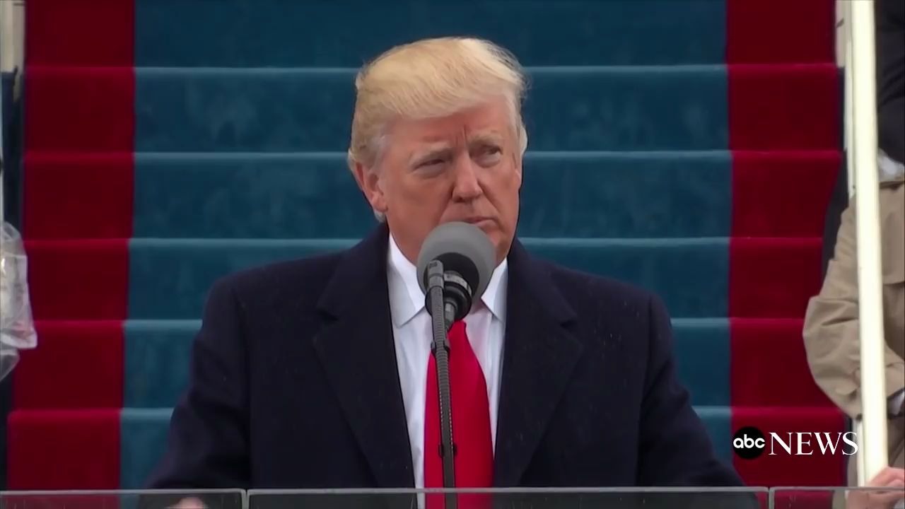 [图]Trump Inauguration Speech (FULL) - ABC News