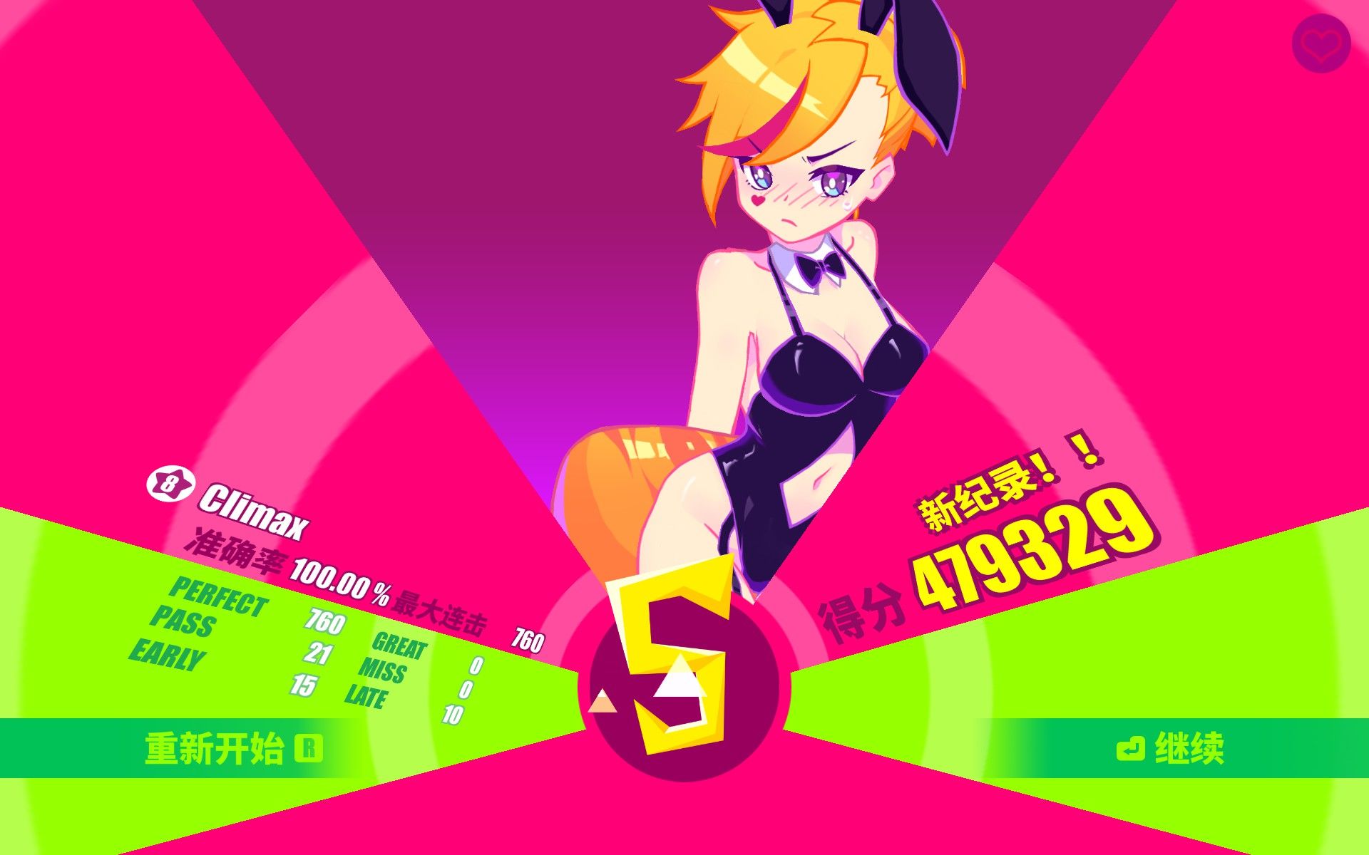 【muse dash】climax 高手lv.8 ap