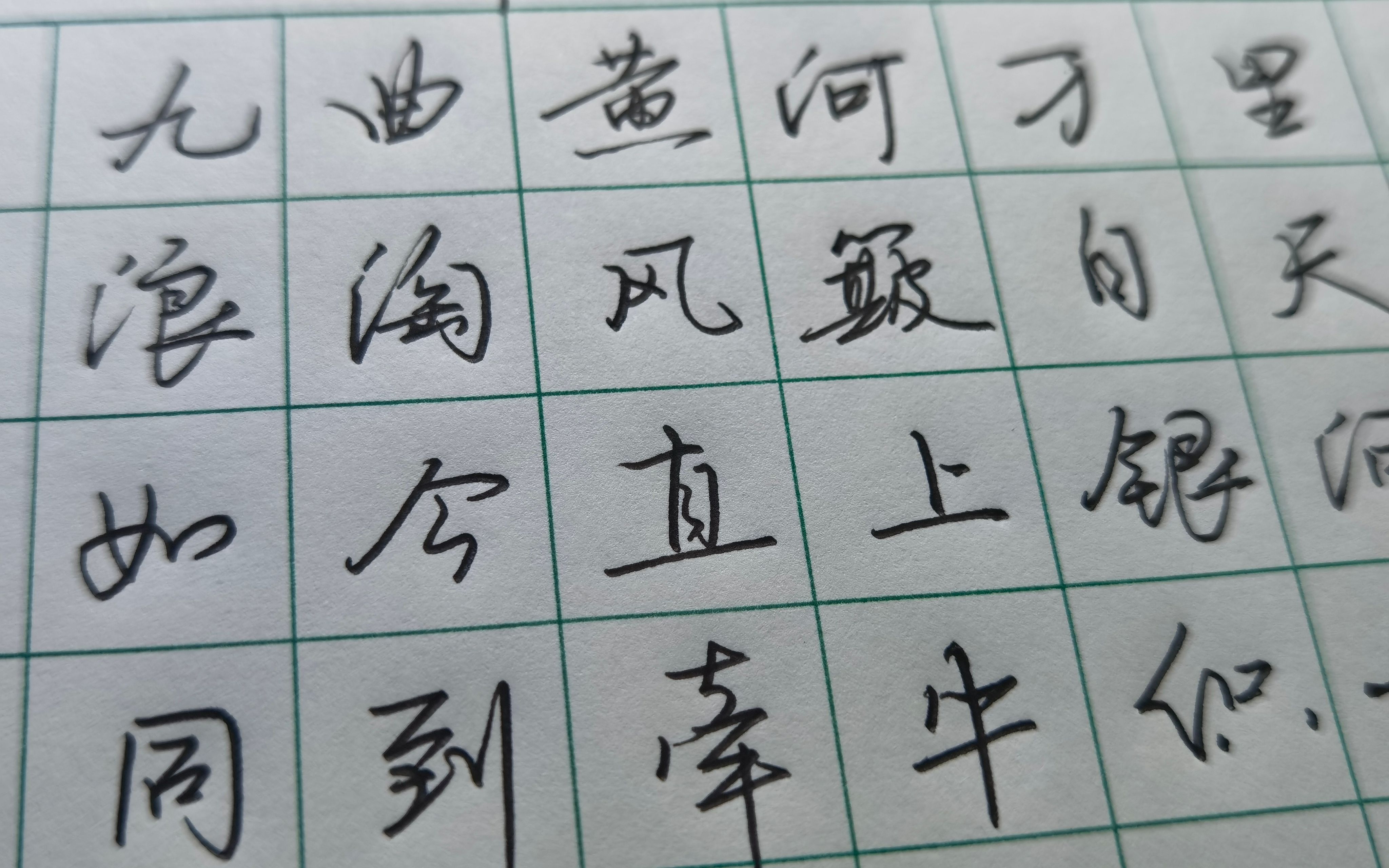 《浪淘沙·其一》手写行书,九曲黄河万里沙,浪淘风簸自天涯.