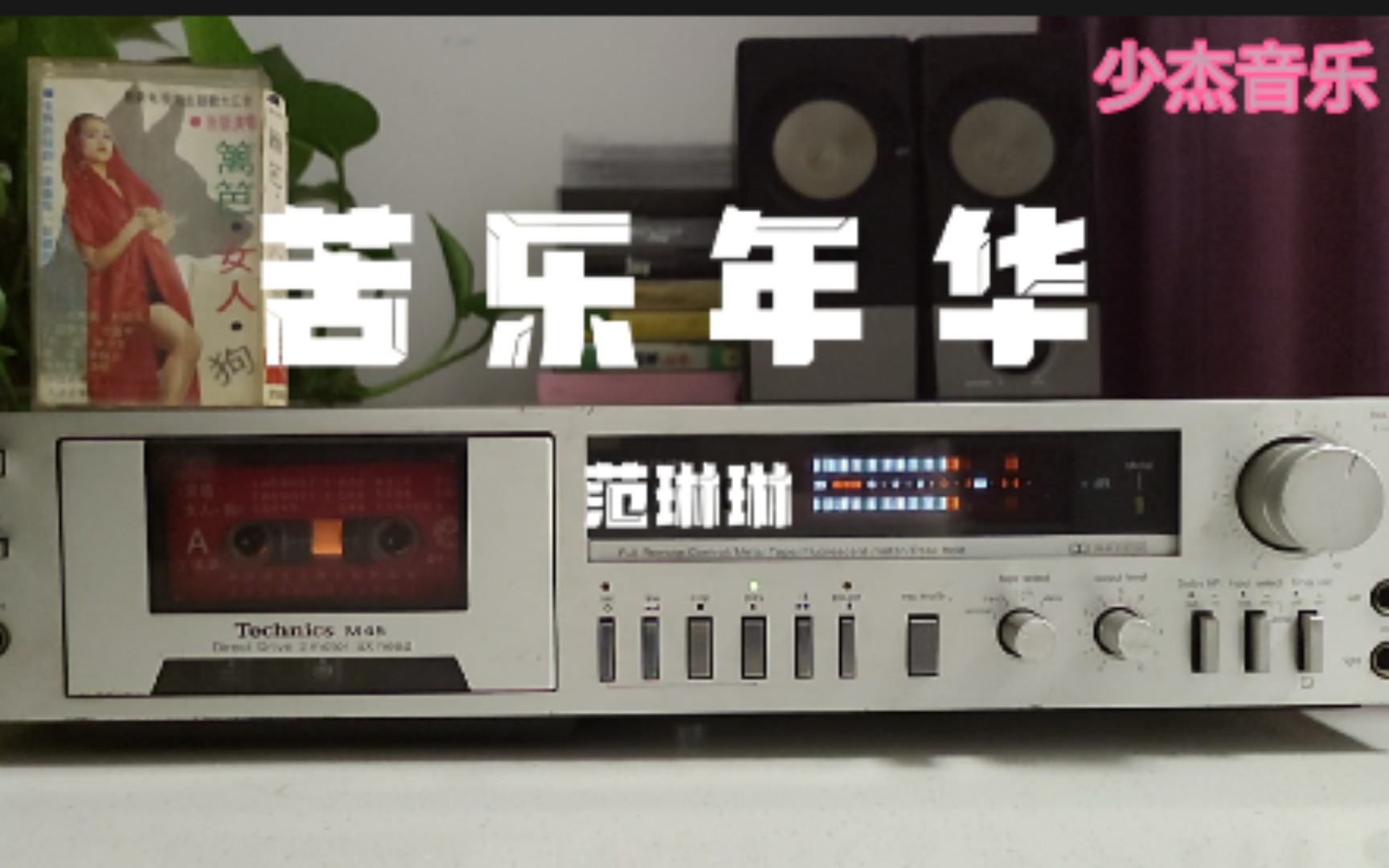 磁带听歌范琳琳苦乐年华是1989电视剧篱笆女人和狗的片尾主题歌由张黎