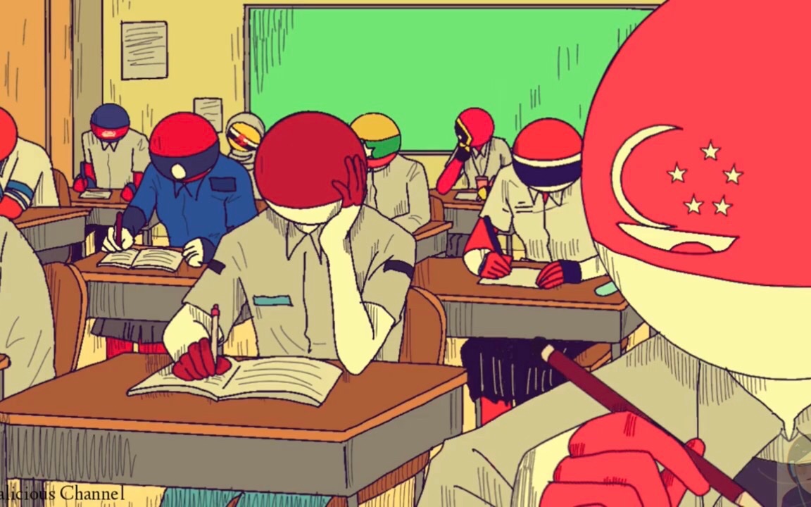 [图]EVERYDAY meme | School Life Before Pandemic Countryhumans