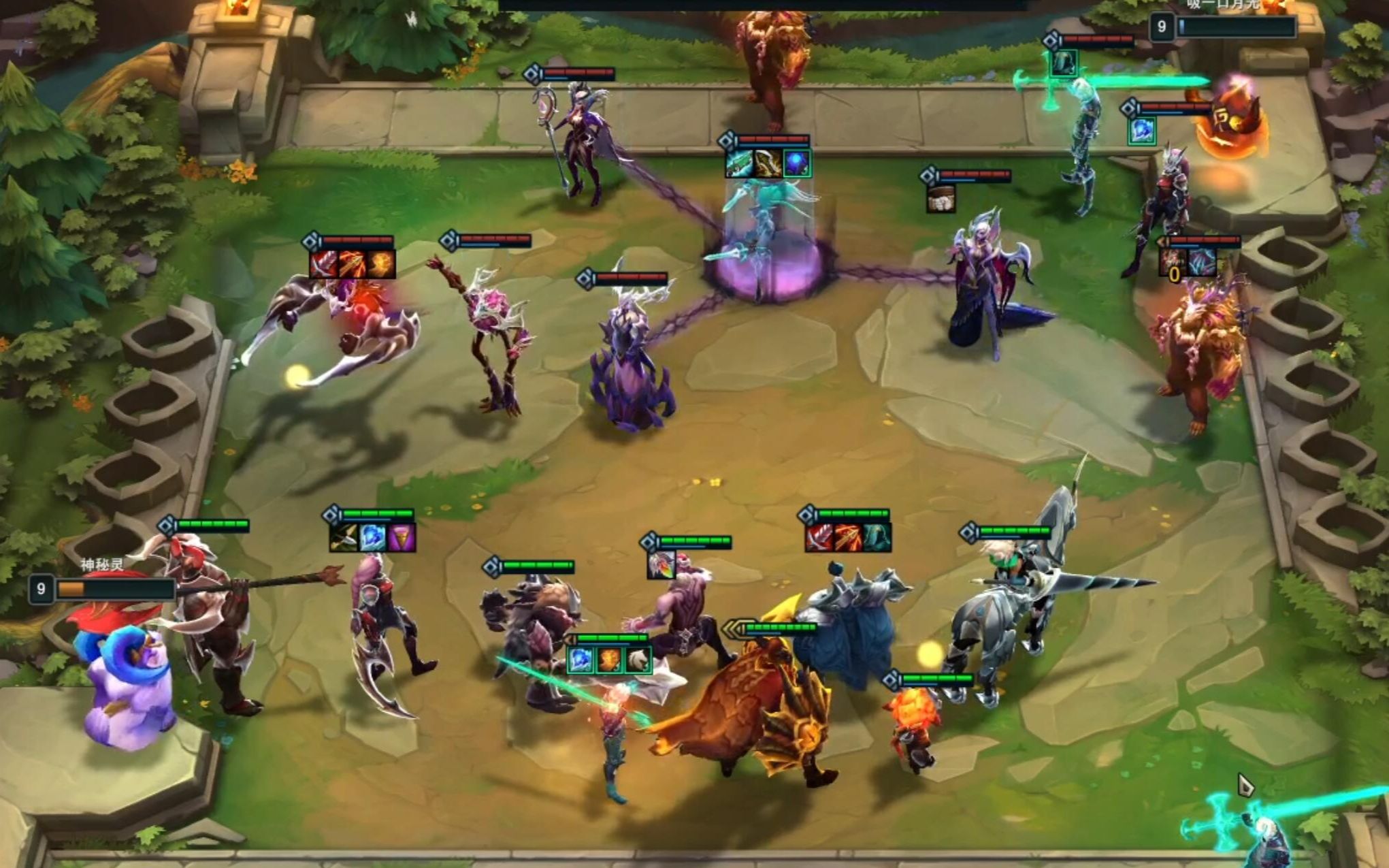 【云顶之弈】云顶s5神盾屠龙铁甲贾克斯阵容吃鸡,最后d出了3星潘森