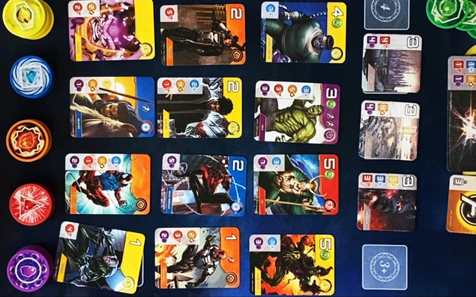 【桌游实战】《璀璨宝石:漫威》3人局初体验