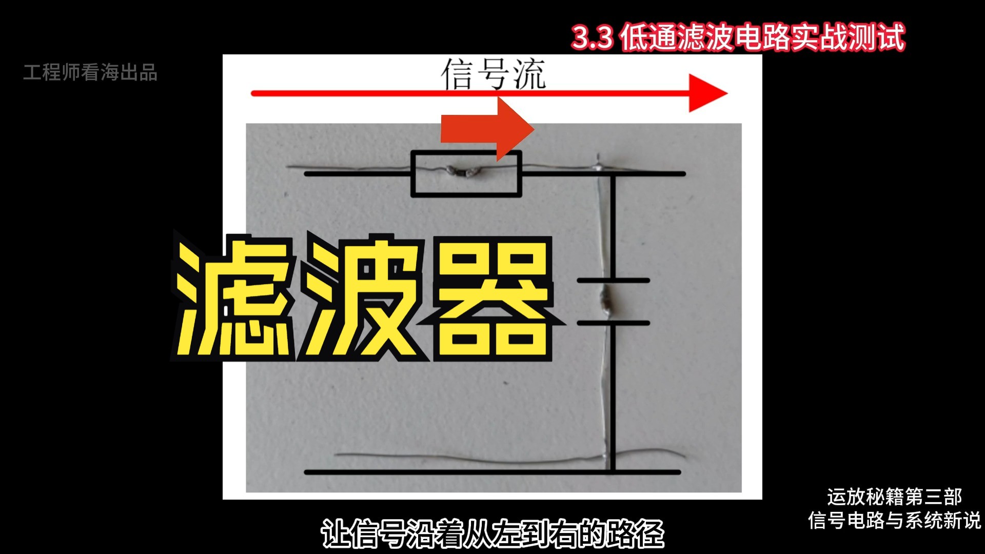 3.3 低通滤波电路实战测试哔哩哔哩bilibili