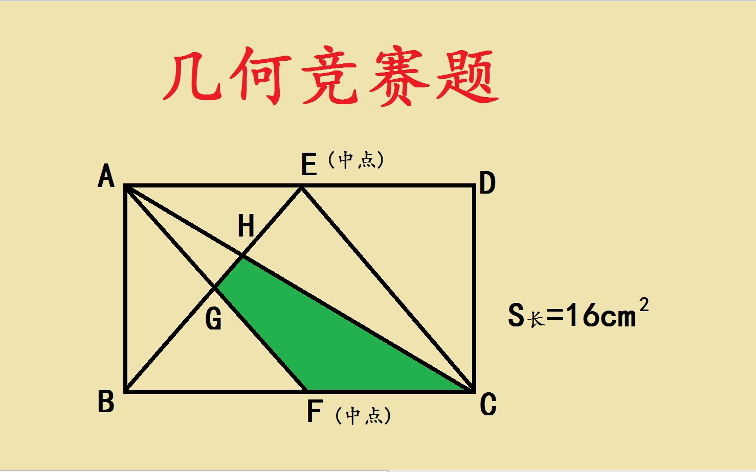 日本算术奥赛题:求面积,熟练掌握共角定理哔哩哔哩bilibili