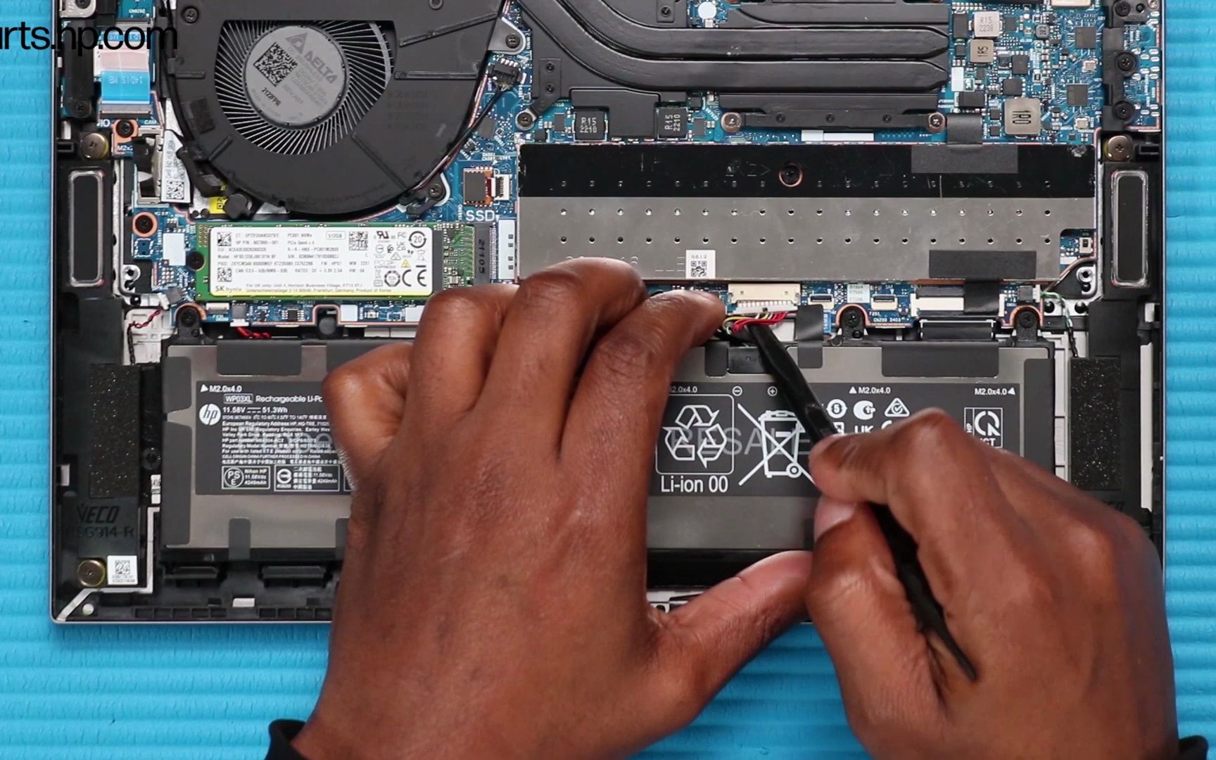 拆机警告 hp zbook firefly 14 g10 mobile workstation 售后工程师