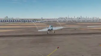 Download Video: 【DCS FA-18】全网最标准的大侧风起降