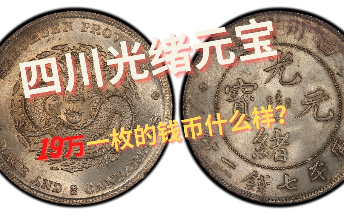 四川光绪元宝川龙龙洋,19万元一枚的钱币长什么样?