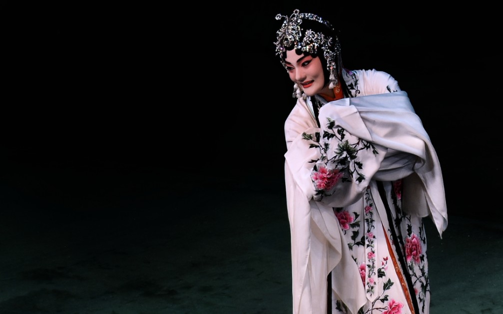 2017年张火丁研习班汇报演出李林晓蓝天坐宫