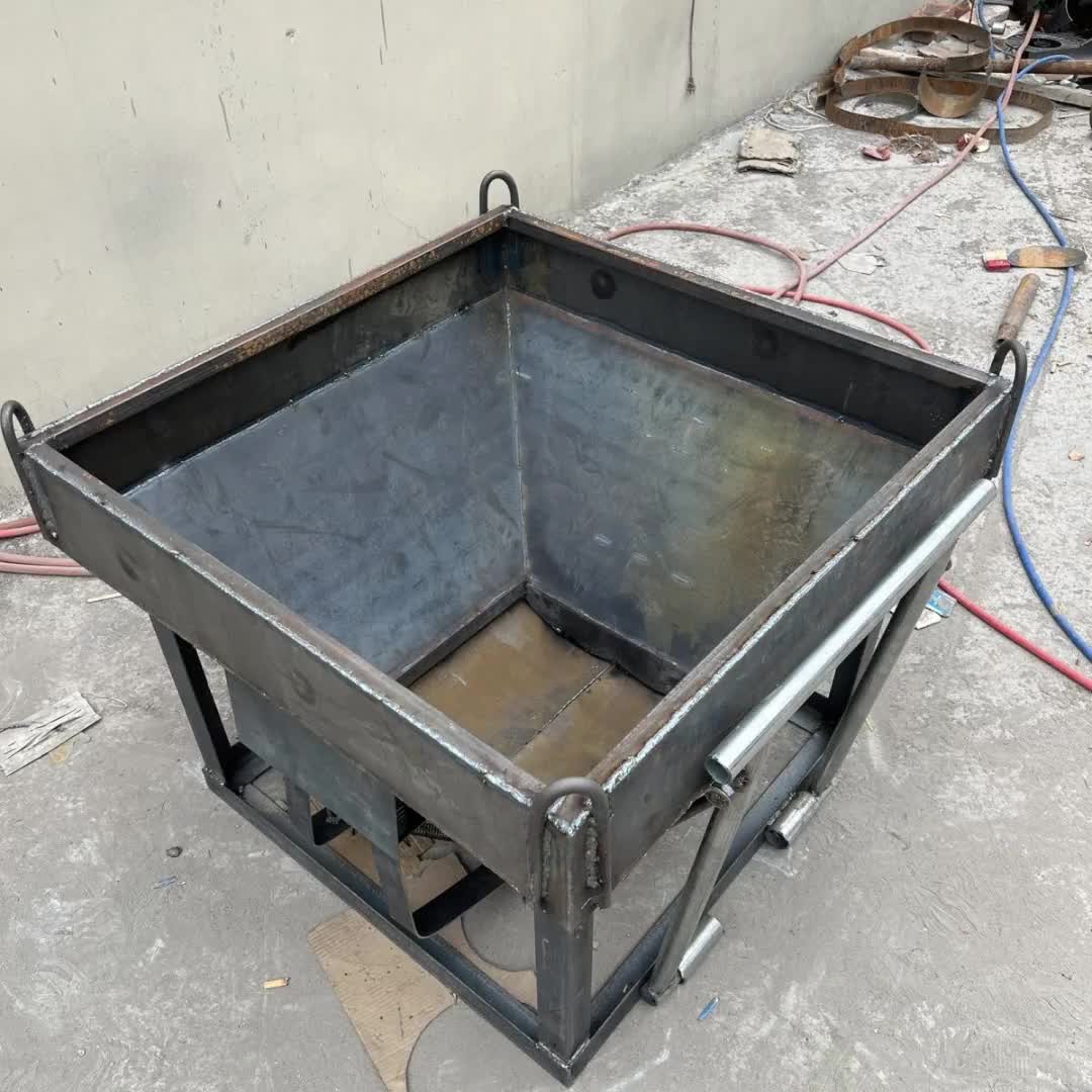 工地齿轮加厚吊料斗工地料斗建筑塔吊斗子吊车用品大全方形砖斗2713