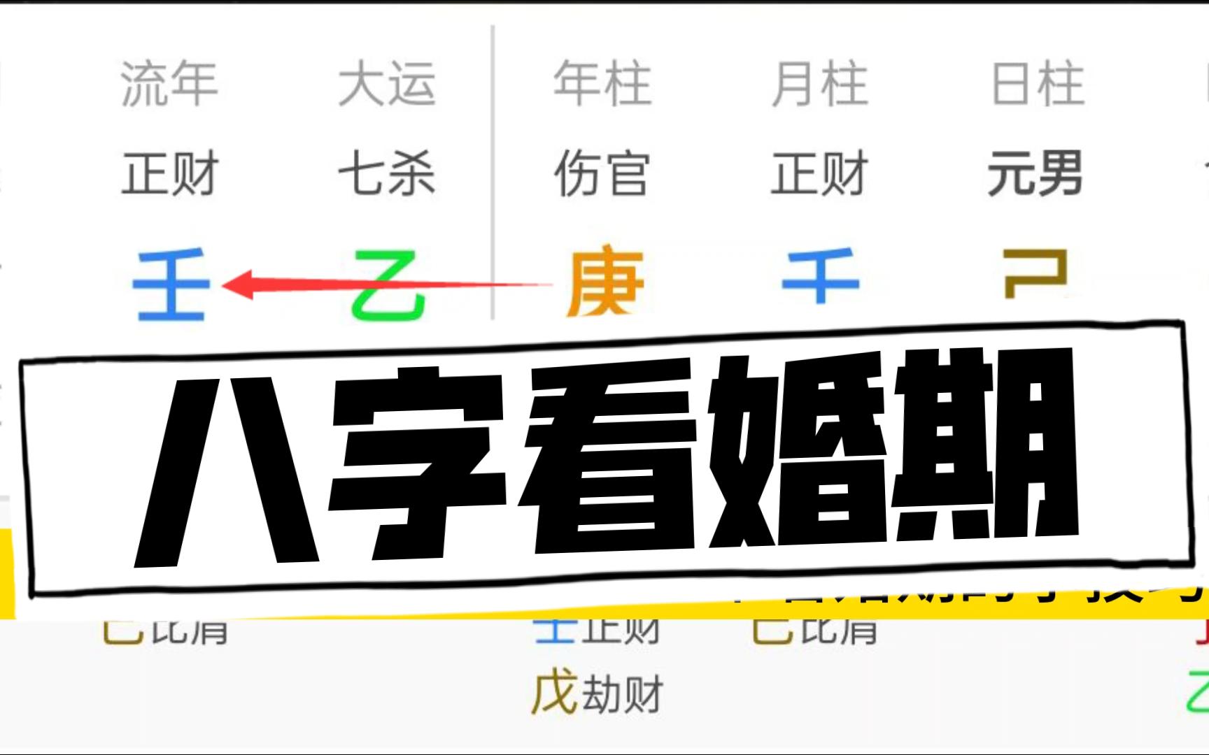 八字看婚期哔哩哔哩bilibili